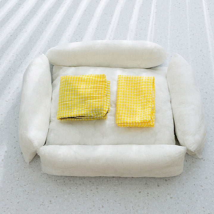 Lisslune | Rectangular washable dog bed breathable pet bed