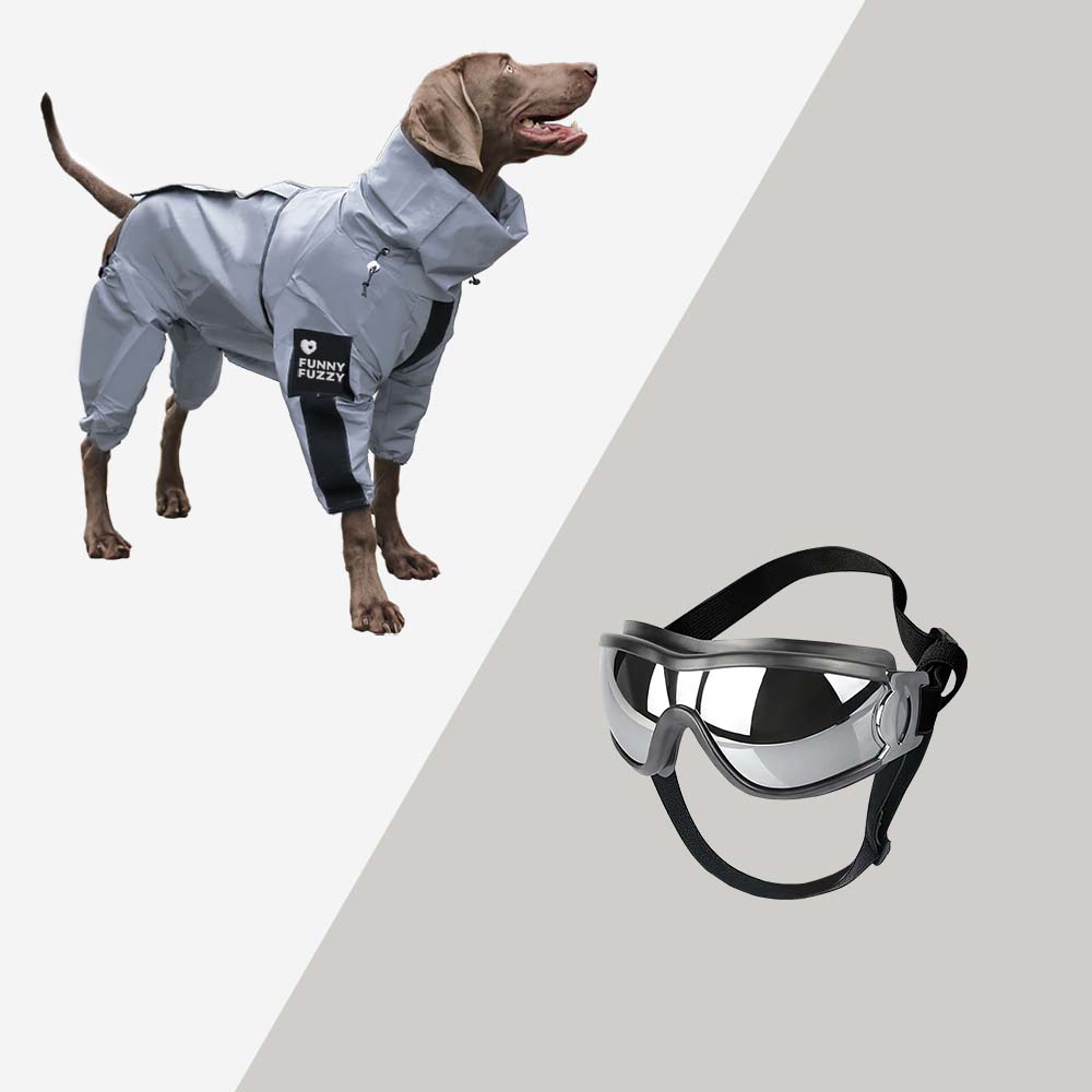 Lisslune | Reflective All-Weather Waterproof Cool Dog Accessories Raincoat