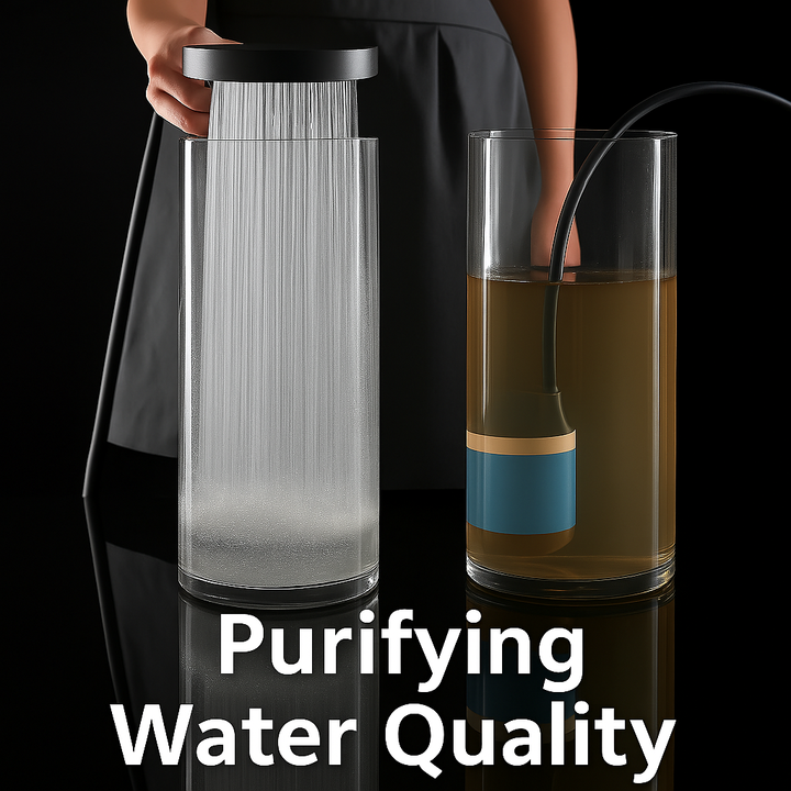 Lisslune | High-Pressure Shower Head | Turbo-Boost Technology & Advanced Filtration for Healthier Skin and Hair