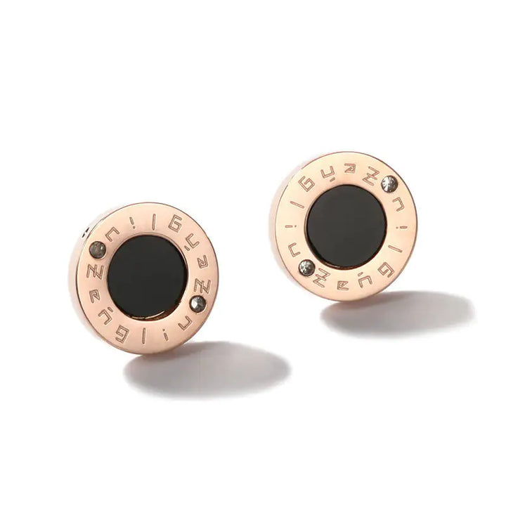 Skorter | Midnight Black Stud Earrings