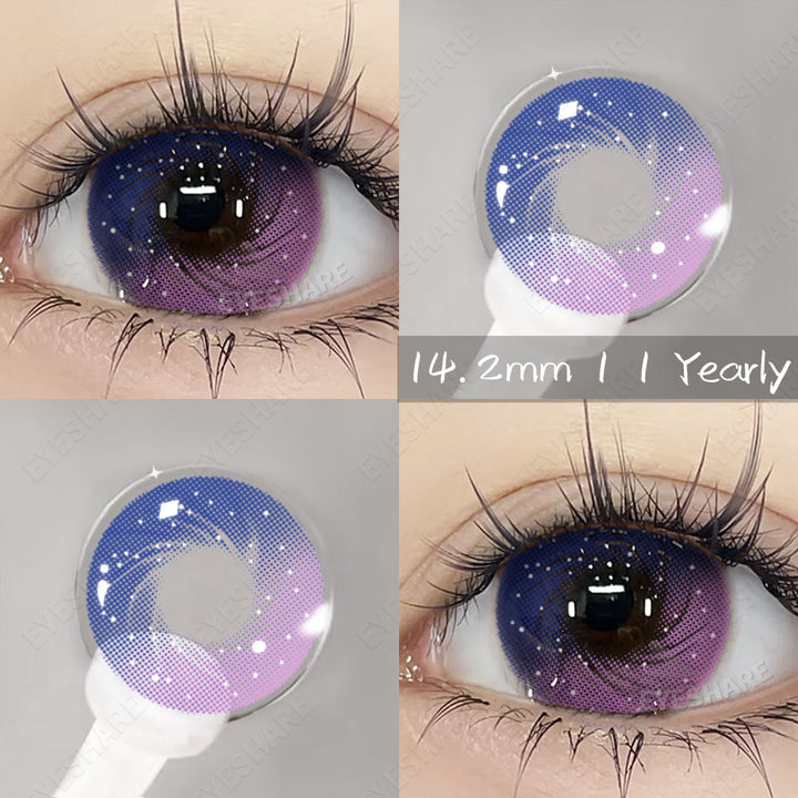 Rynx Galaxy Purple 14.2mm 1 Pair | 1 Year