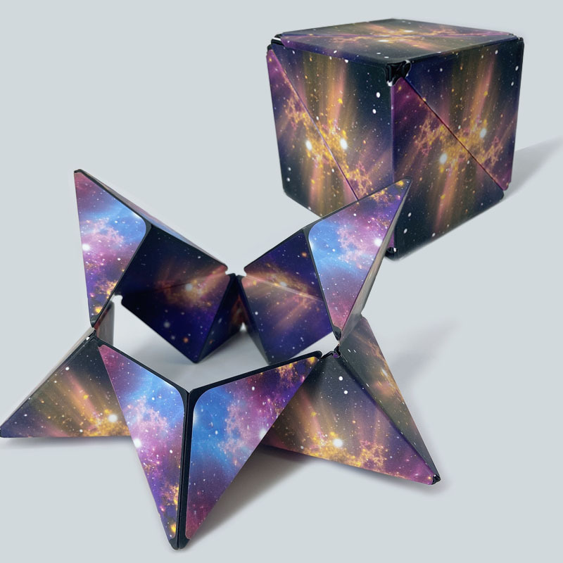 Lisslune | FoldFun Shape Cube – Creative 3D Puzzle for Children and Adults
