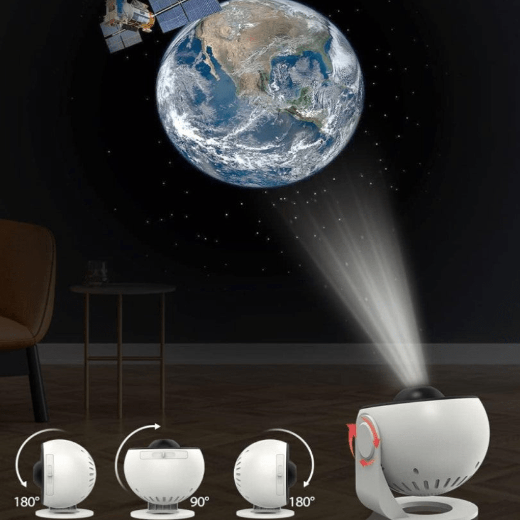 Lisslune | CELESTICAST – HD Star Projector with 13 Galaxy Discs & Timer Function