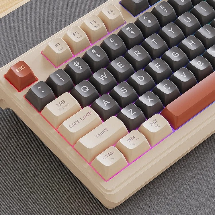Lisslune | Silent Mechanical Keyboard - Cool Gaming Wireless Design with Display