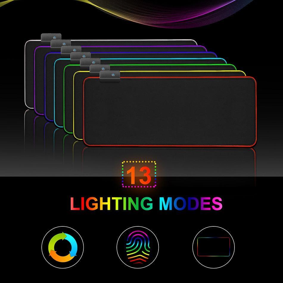Lisslune | Radiation-protected Extra-Large LED Gaming Mouse Pad - Now available with 0.55 kg weight