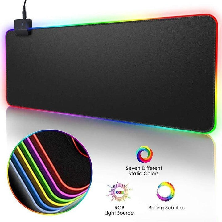 Lisslune | Radiation-protected Extra-Large LED Gaming Mouse Pad - Now available with 0.55 kg weight