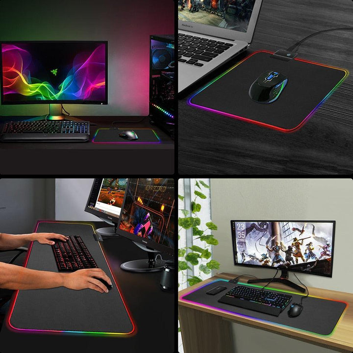 Lisslune | Radiation-protected Extra-Large LED Gaming Mouse Pad - Now available with 0.55 kg weight