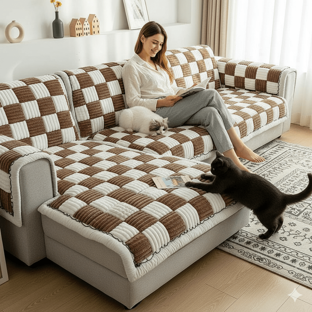 Lisslune | GardenGuard – Elegant Sofa Protector with Non-Slip Backing for Style & Comfort