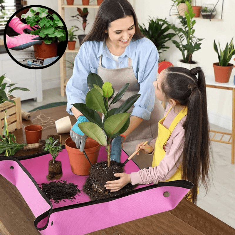 Lisslune | GardenMat 2.0 – Waterproof Foldable Gardening Work Mat for Clean & Organized Planting