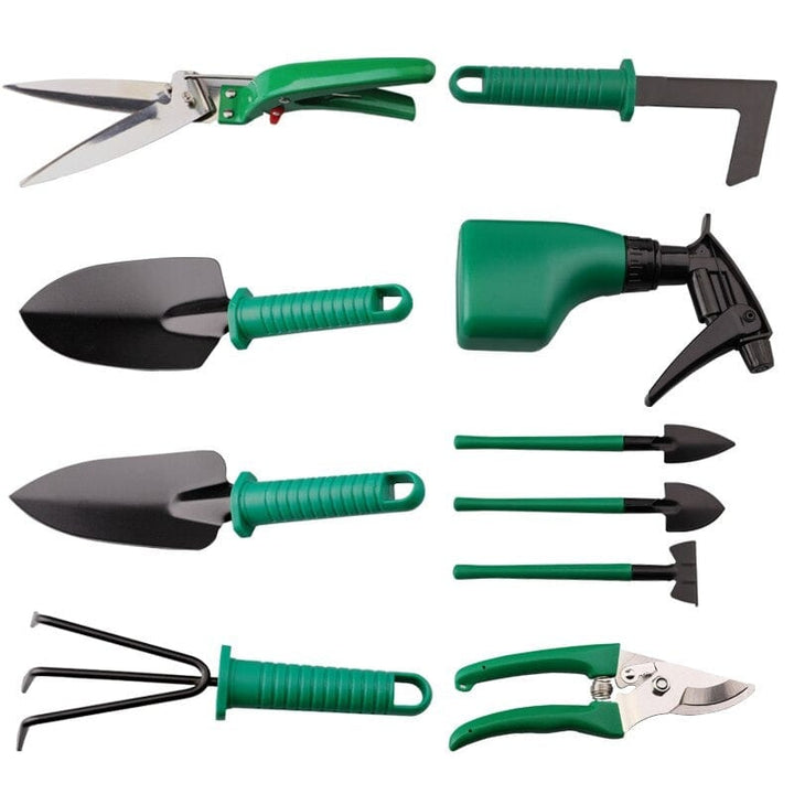 Lisslune | GARDENPRO KIT – Complete 10-Piece Garden Tool Set for Effortless Gardening