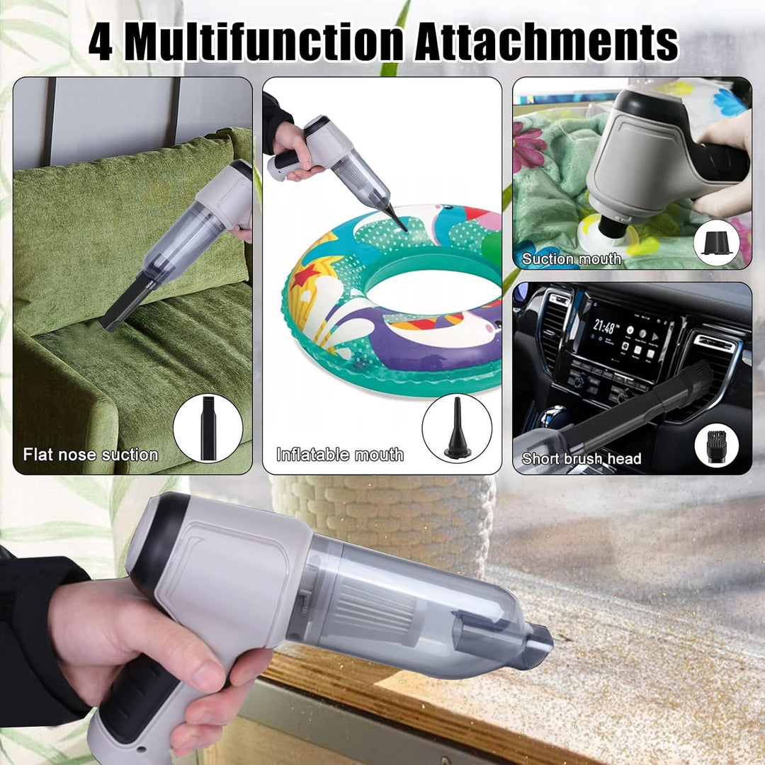 Lisslune | High-Power Wireless Handheld Vacuum for Car and Home