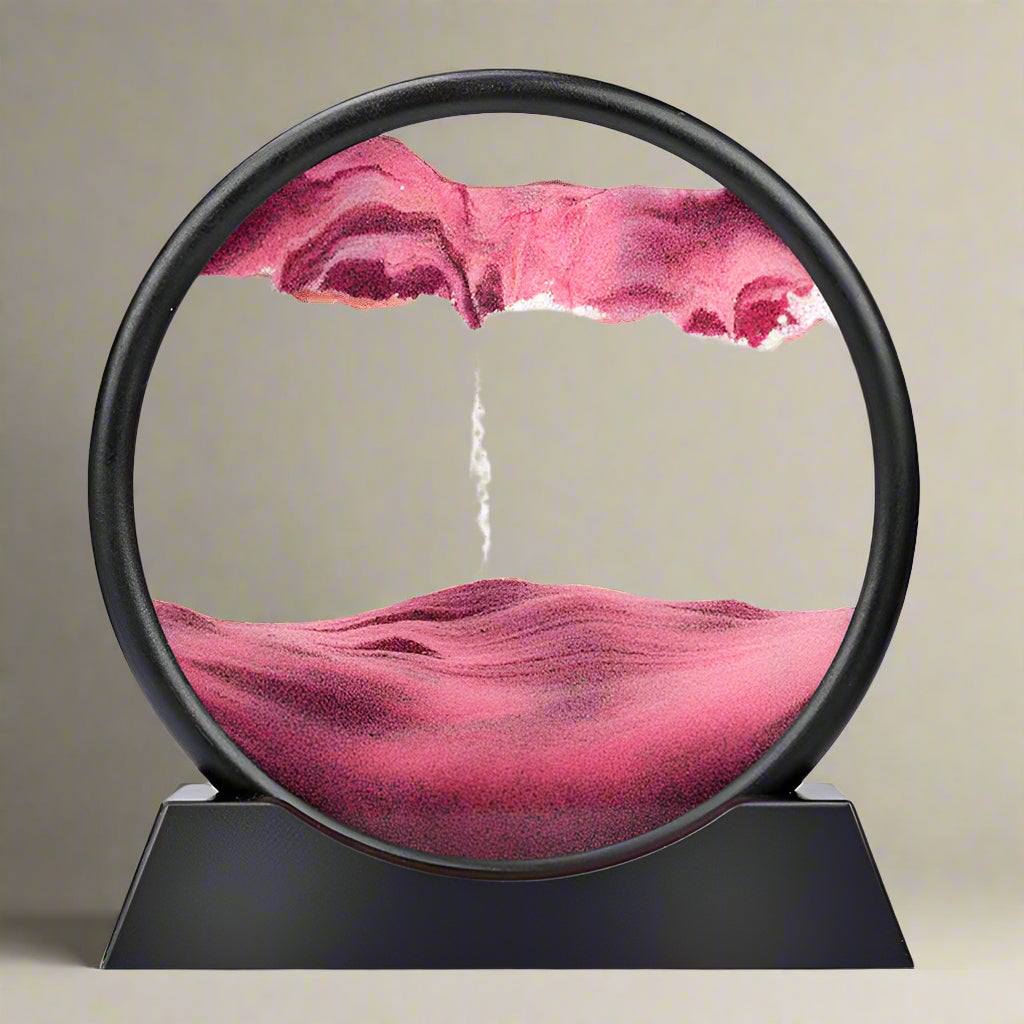 Lisslune | 3D Hourglass Sand Timer - Decorative Hourglass for Home Decor, Office Desk, and Gift Ideas