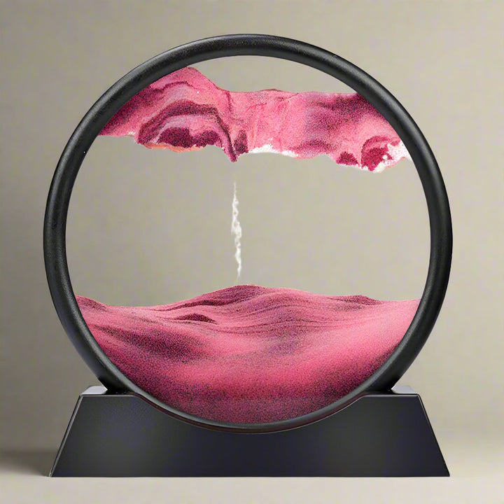 Lisslune | 3D Hourglass Sand Timer - Decorative Hourglass for Home Decor, Office Desk, and Gift Ideas