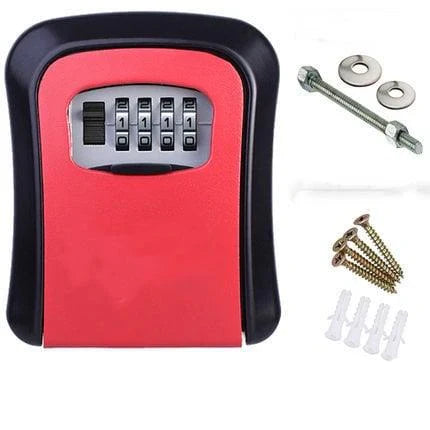 Lisslune | Secure Central Key Box – Weatherproof Key Safe with Code