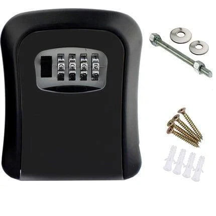 Lisslune | Secure Central Key Box – Weatherproof Key Safe with Code