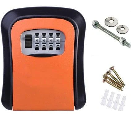 Lisslune | Secure Central Key Box – Weatherproof Key Safe with Code