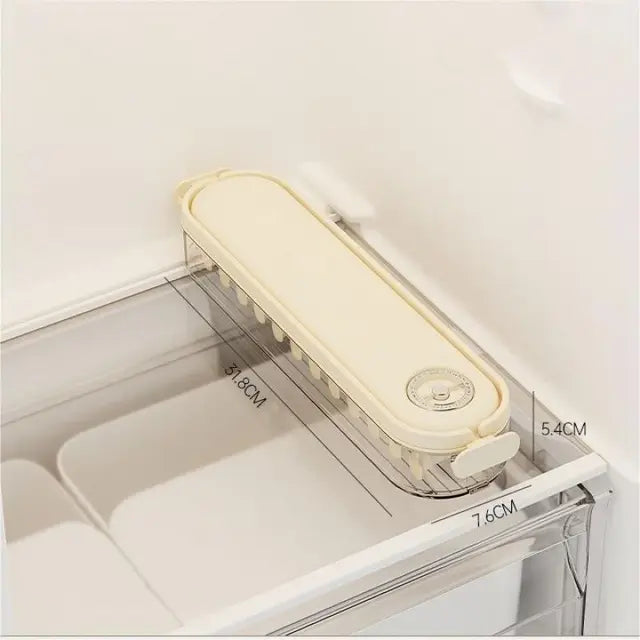 Lisslune | Stackable Freshness Containers With Freshness Valve - Storage Solutions For Food in the Refrigerator - 4 Piece Set