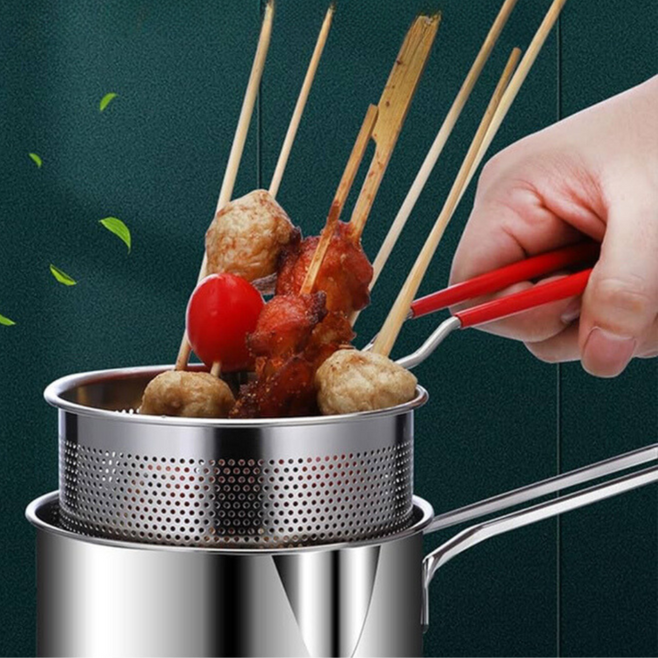 Lisslune | CookPro - Compact Frying Set with Oil Saving Button