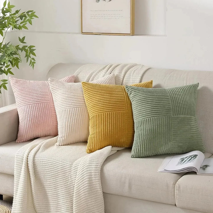 Lisslune | VelvetEase – Soft Corduroy Cushion Covers