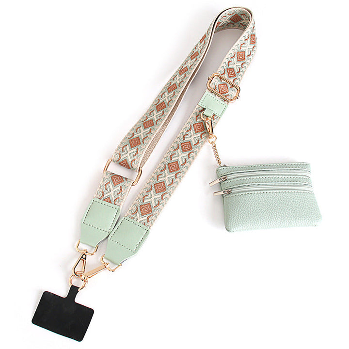 Lisslune | Phone strap with zipper pocket