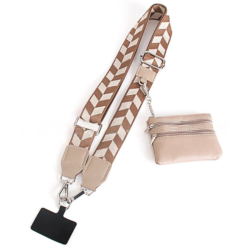 Lisslune | Phone strap with zipper pocket