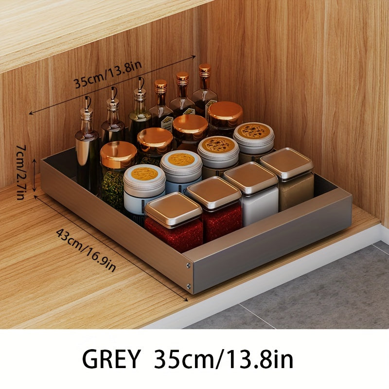 Lisslune | Lina Pull-Out Kitchen Cabinet Organiser – Space-Saving Sliding Pantry Storage Rack
