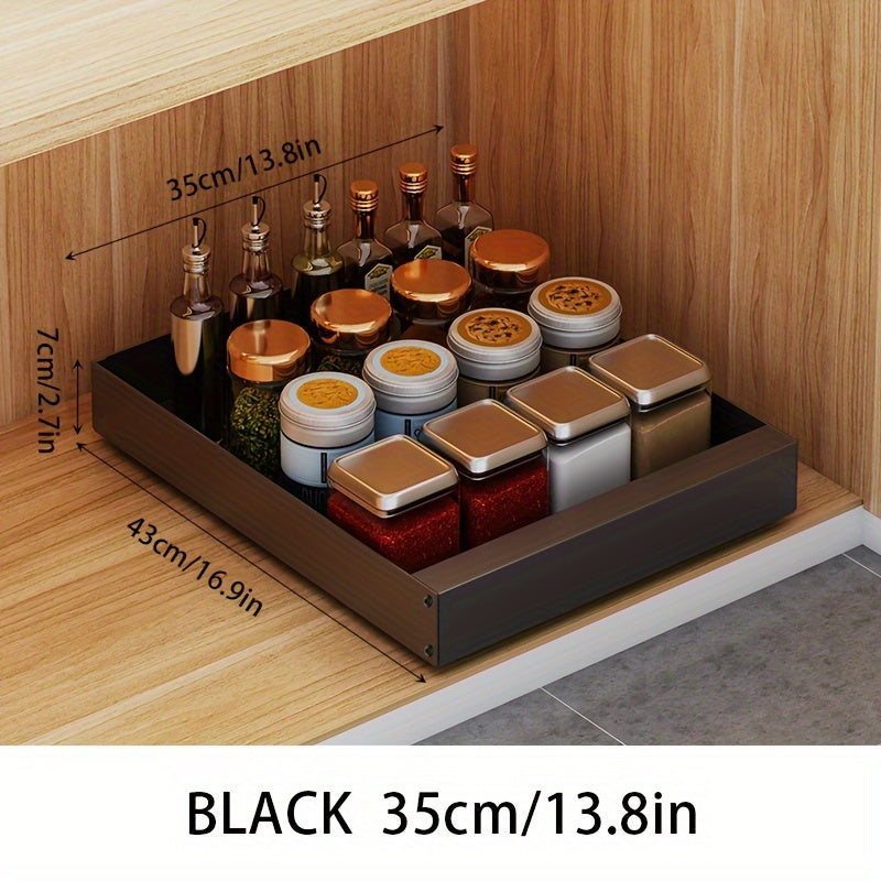 Lisslune | Lina Pull-Out Kitchen Cabinet Organiser – Space-Saving Sliding Pantry Storage Rack