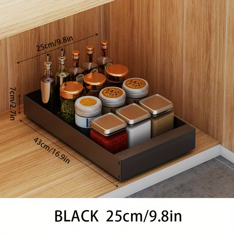 Lisslune | Lina Pull-Out Kitchen Cabinet Organiser – Space-Saving Sliding Pantry Storage Rack