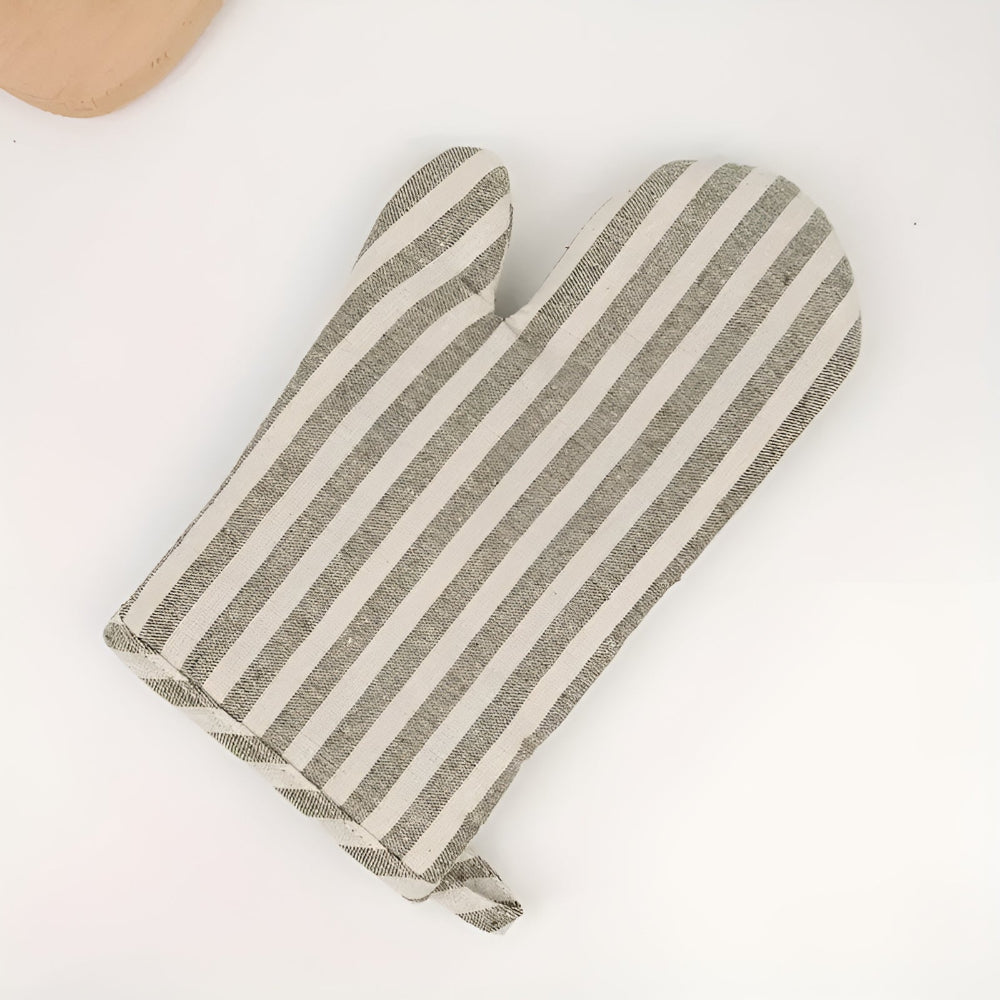 Lisslune | Premium Striped Heat-Resistant Oven Mitt
