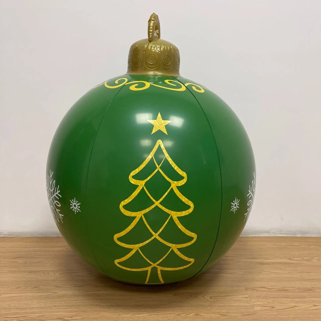 Lisslune | Giant Inflatable Christmas Ornament - Christmas Decoration Outdoor Inflatable Ball