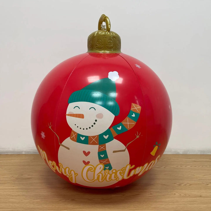 Lisslune | Giant Inflatable Christmas Ornament - Christmas Decoration Outdoor Inflatable Ball