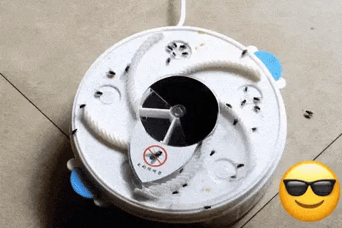 Lisslune | USB Silent Fly Trap | Eco-Friendly, Non-Toxic & Effective for Home and Outdoor Use