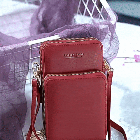 Lisslune | Leather Crossbody Phone Bag | Over-the-Shoulder Phone Bag