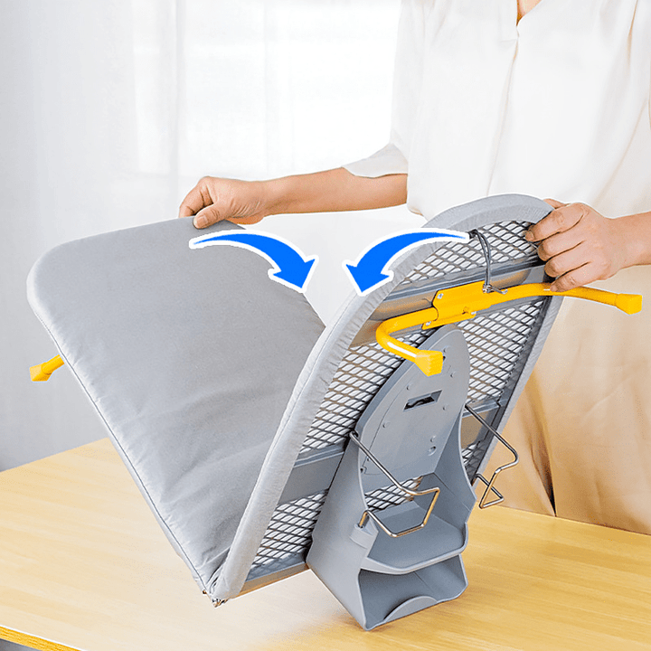 Lisslune | Givera Foldable Ironing Board – Compact Space-Saving Design with Non-Slip Legs and Steam-Absorbent Cover