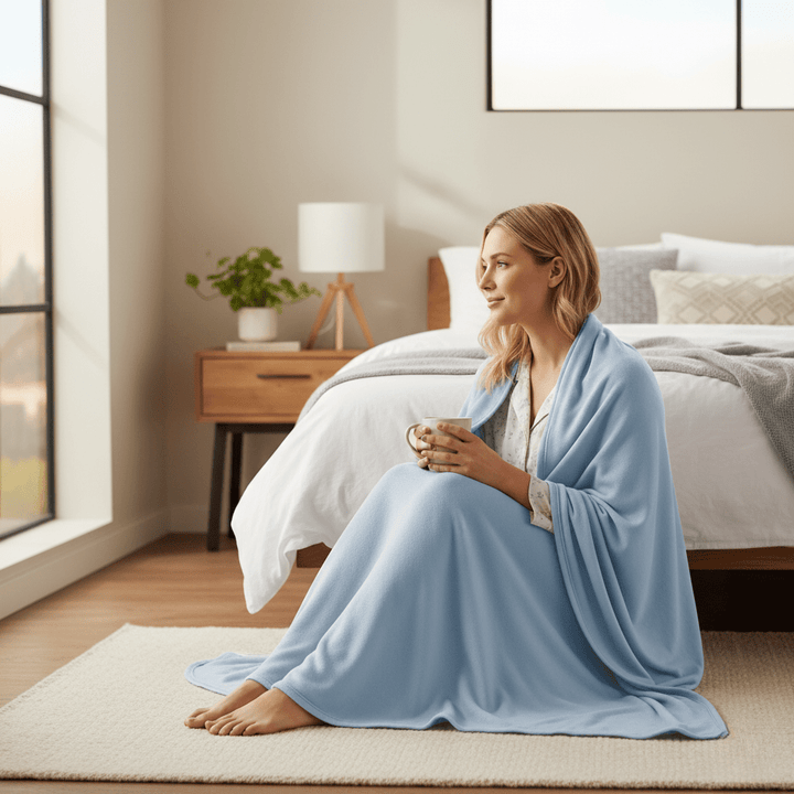 Lisslune | GLACILUX – Temperature-Regulating Cooling Blanket for Deep Sleep
