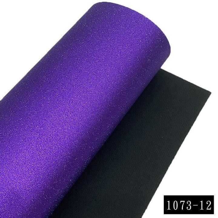 Lisslune | Sparkling Glitter Synthetic Leather Craft Sheets for Creative Creations