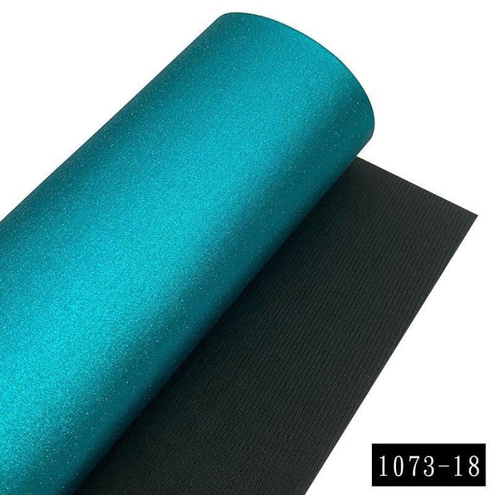 Lisslune | Sparkling Glitter Synthetic Leather Craft Sheets for Creative Creations