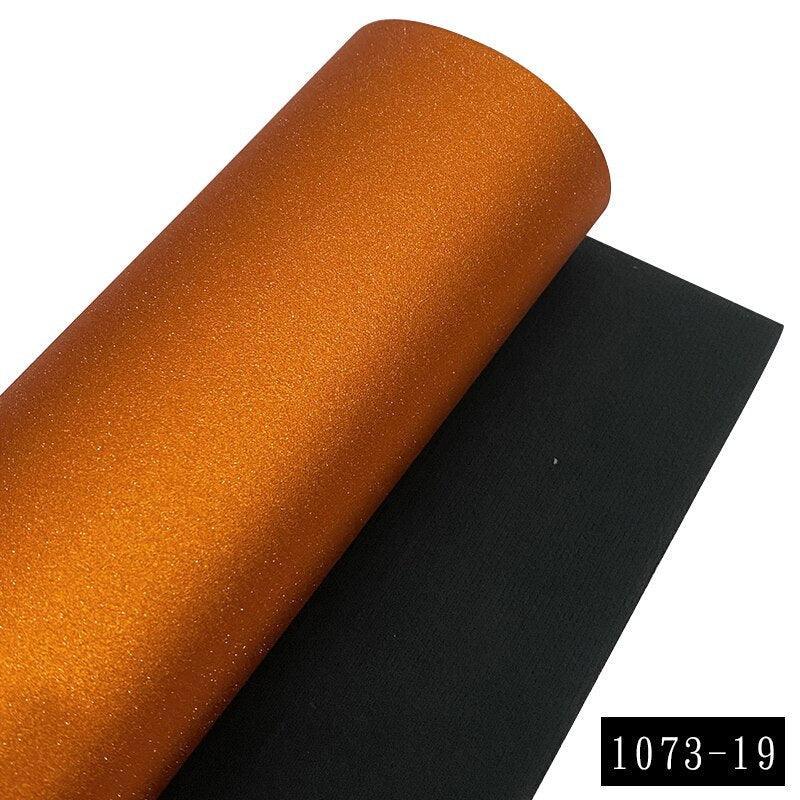 Lisslune | Sparkling Glitter Synthetic Leather Craft Sheets for Creative Creations