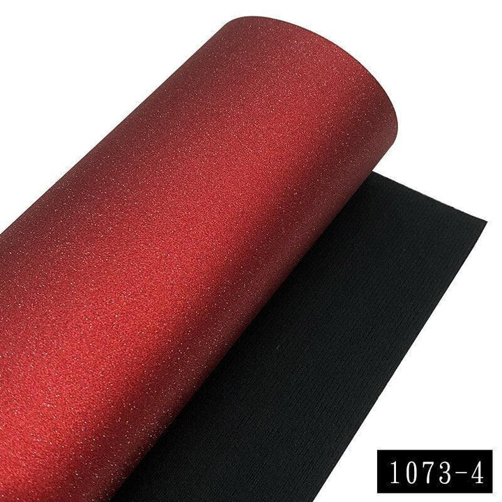Lisslune | Sparkling Glitter Synthetic Leather Craft Sheets for Creative Creations