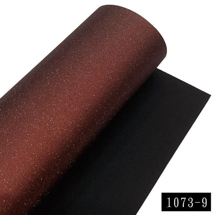 Lisslune | Sparkling Glitter Synthetic Leather Craft Sheets for Creative Creations
