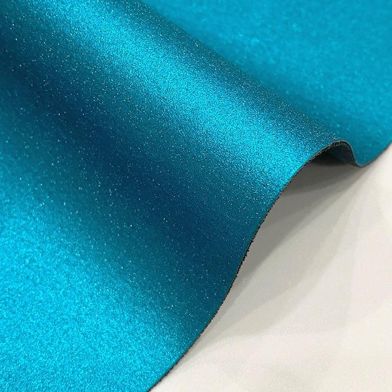 Lisslune | Sparkling Glitter Synthetic Leather Craft Sheets for Creative Creations