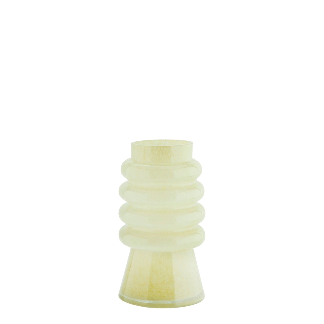 Lisslune | BloomStack – Elegant ribbed flower vase with extended base