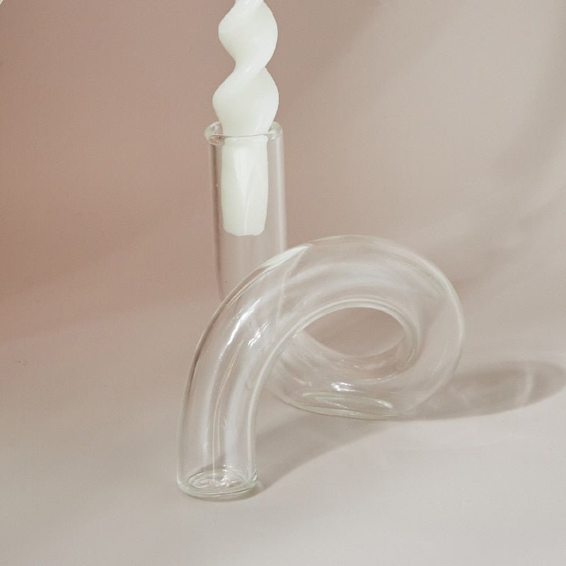 Lisslune | Glass vase candle holder