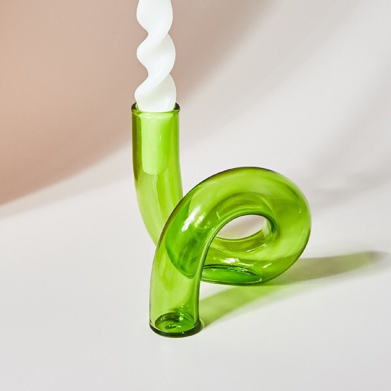Lisslune | Glass vase candle holder