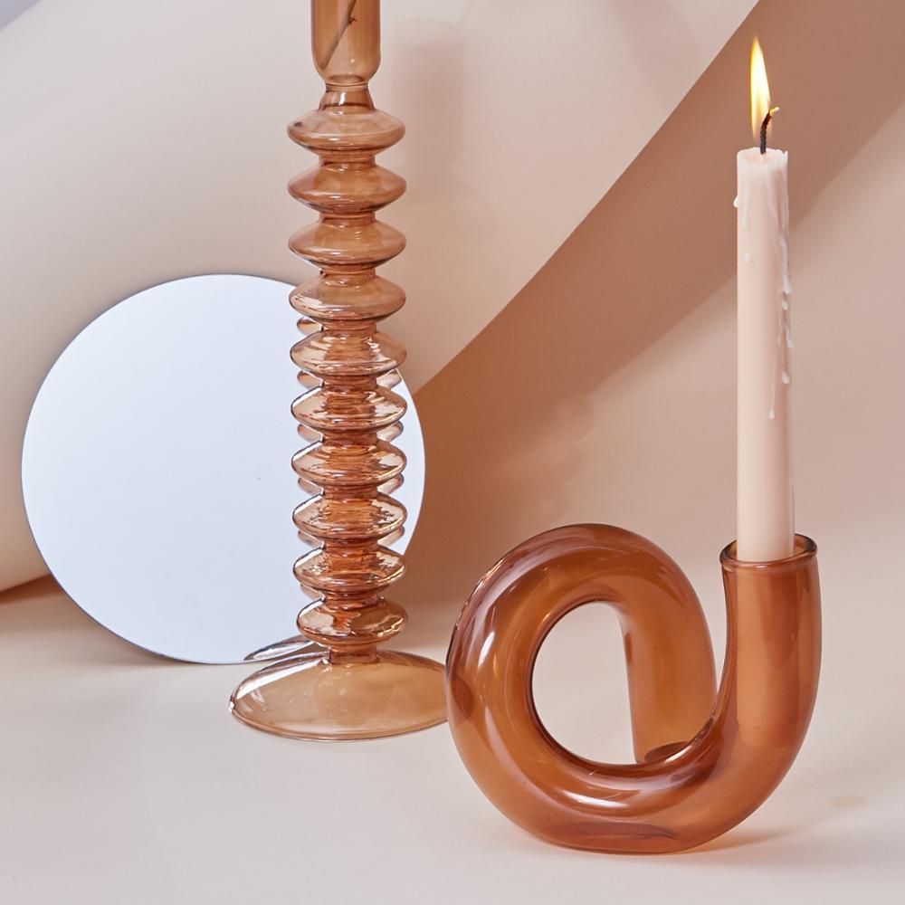 Lisslune | Glass vase candle holder