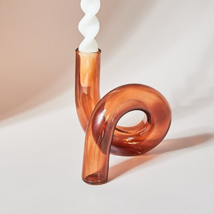 Lisslune | Glass vase candle holder