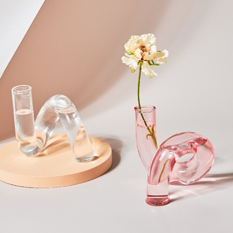 Lisslune | Glass vase candle holder