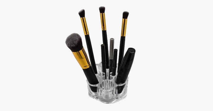 Lisslune | Acrylic Make Up Brush Holder
