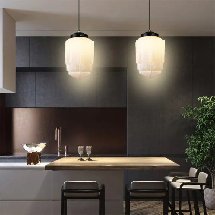 Lisslune | GlasLuxe - Retro Geometrische Pendellamp