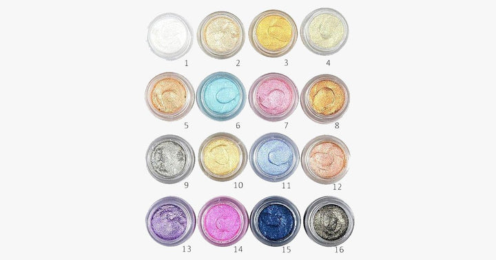 Lisslune | 3D Glitter Eyeshadow – Achieve the perfectly dramatic look for any party!